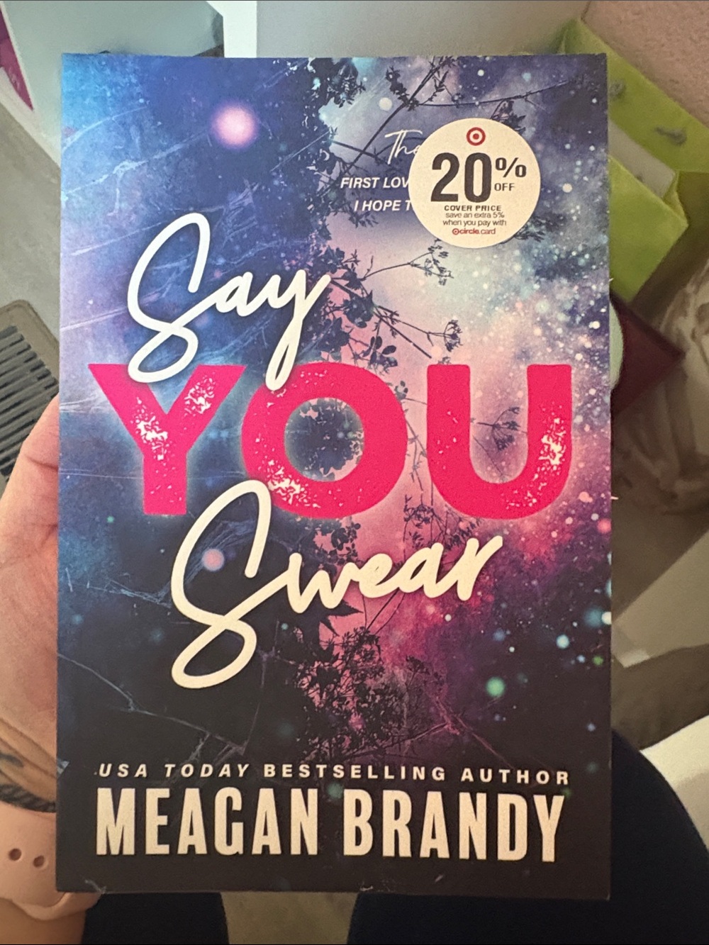 Say You Swear by Meagan Brandy - Pink & Purple Cover